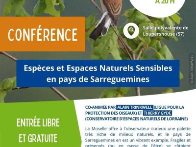 Conférence - Espèces et Espaces Naturels Sensibles en pays de Sarreguemines