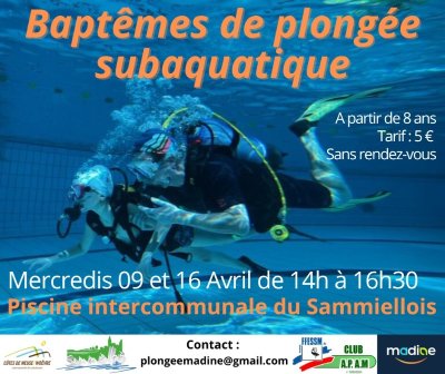 Baptêmes de plongée subaquatique