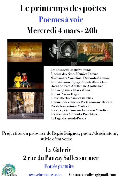 Projection - Poèmes à voir