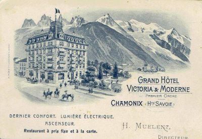 Visite guidée des anciens palaces et hôtels de Chamonix