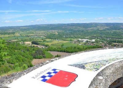 Table d'orientation Château de Rochebaron