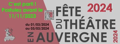 Fête du Théâtre en Auvergne