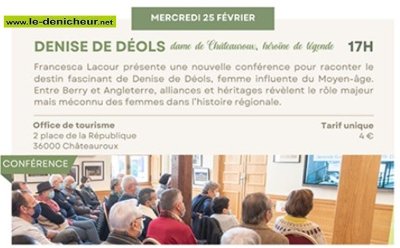 Conférence : Denise de Déols