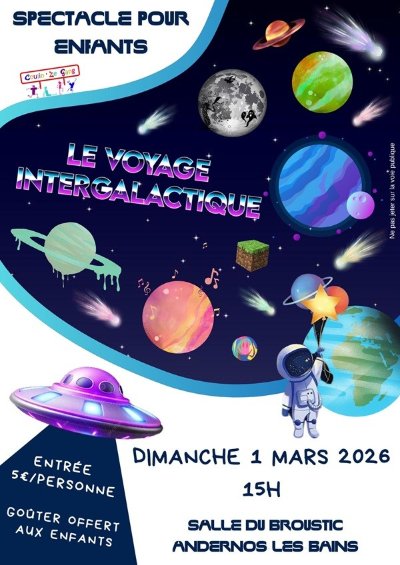Spectacle  Coulin'Ze Gang "Le voyage intergalactique !"
