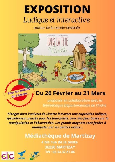 Exposition interactive "Dans la tête de Linette"