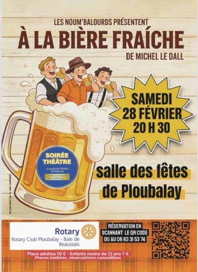 Théâtre : A la bière fraiche