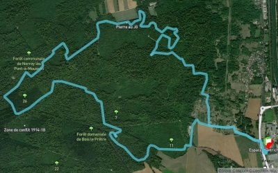 Trail de la Croix des Carmes – Blue Orange Trail 15km