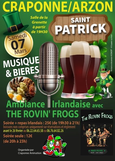 La Saint Patrick à Craponne-sur-Arzon