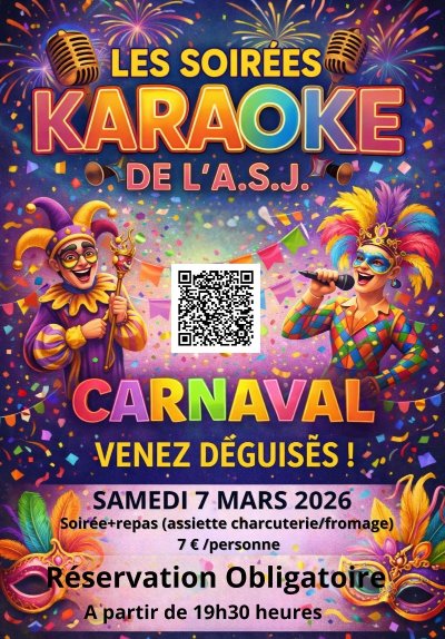 Soirée Karaoké Carnaval à l'ASJ