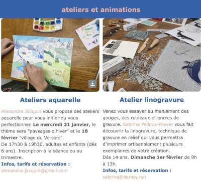 Ateliers graphiques