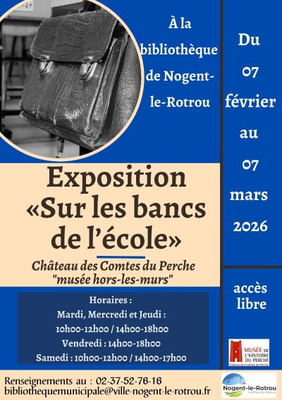 Exposition « Sur les bancs de l’école » du Château - Hors les murs