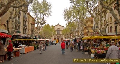 Le marché de Provence du Pont du Las