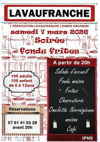 Soirée fondu frites