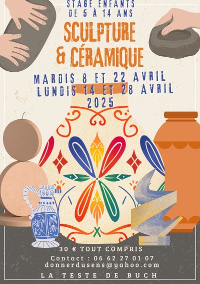 Travail de l'Argile - Stages enfants/ados