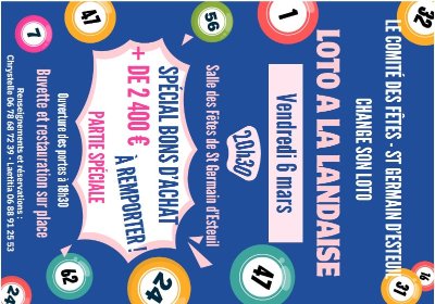 Loto du comité des fêtes