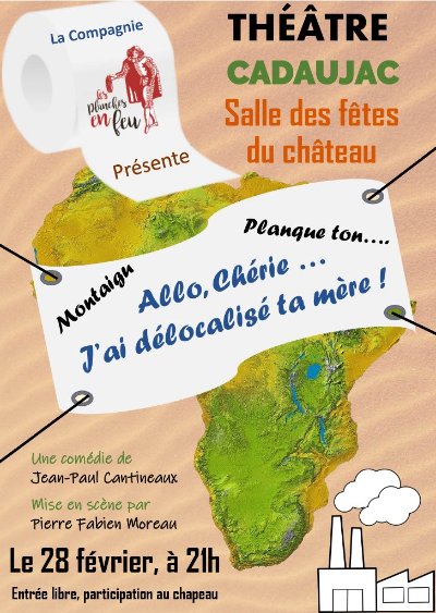 Théâtre : Allo chéri... J'Aai délocalisé ta mère !