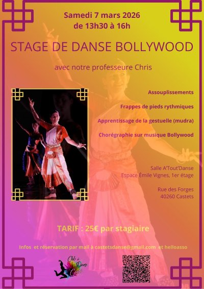 Stage de danse Bollywood