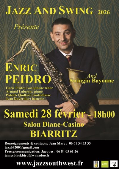 Jazz and Swing invite Enric Peidro et le Swingin’ Bayonne
