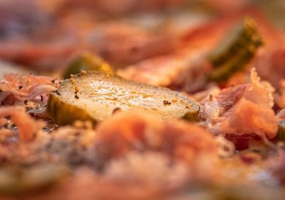 Repas jambon braisé