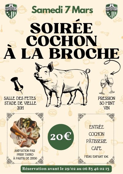 Soirée cochon à la broche