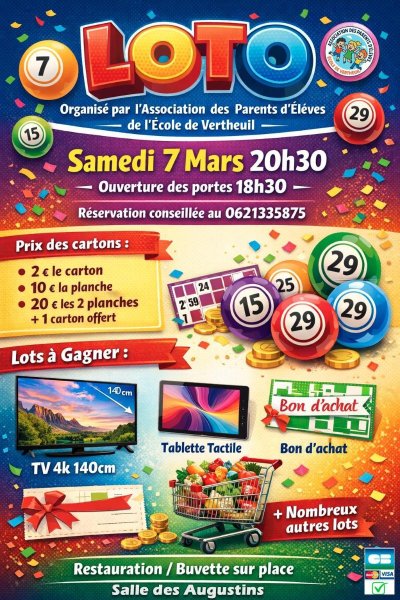 Loto de l'APE de Vertheuil