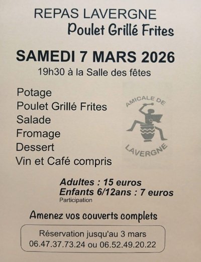 Repas poulet grillé-frites