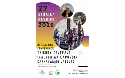 Conférence de Thierry Truffaut sur le carnaval au Pays Basque