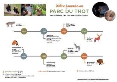 Les vacances d'hiver au Parc  du Thot