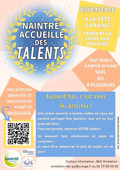 Naintré accueille des talents !