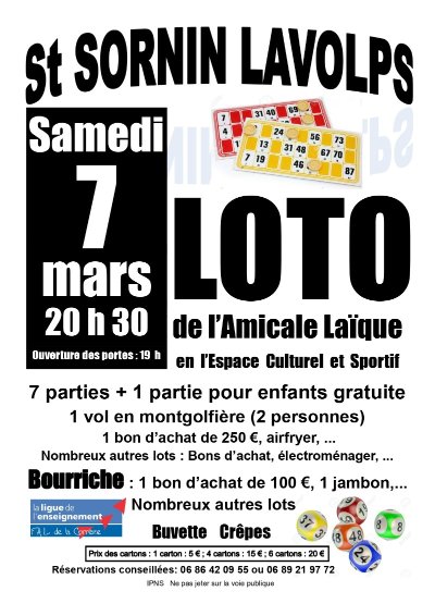 Loto de l'Amicale Laïque