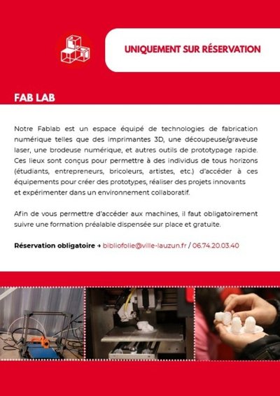 Micro-Folie : Fablab