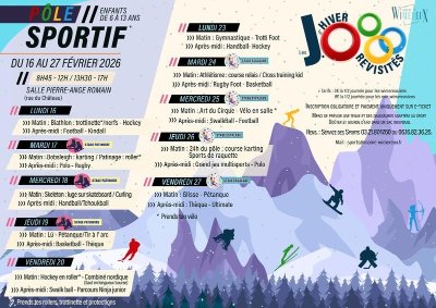 Activités vacances scolaires