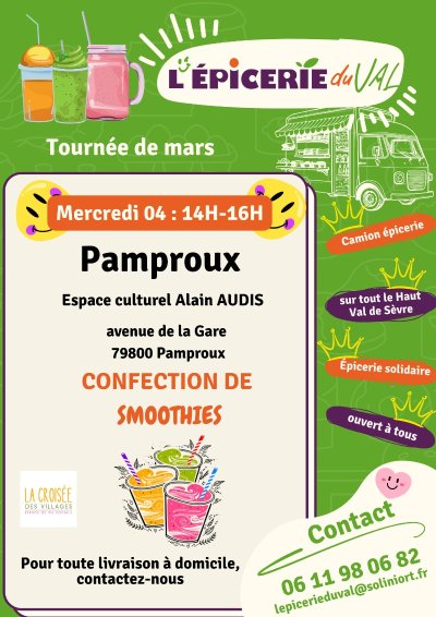 Animation smoothies à Pamproux