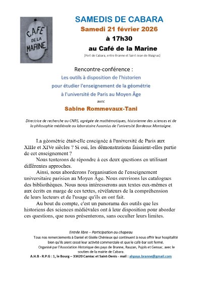 Les Samedis de Cabara