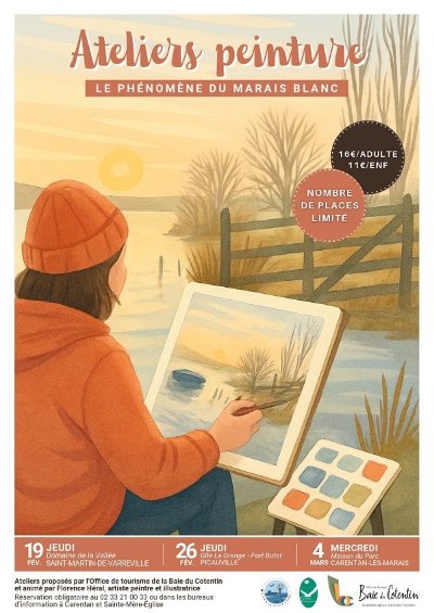 COMPLET - Atelier peinture, prairies inondées