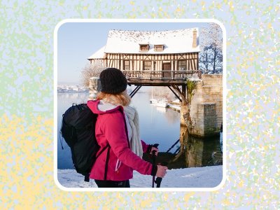 Impression soleil d'hiver, de Giverny à Vernon