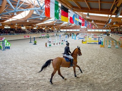 Visite des coulisses d'une compétition équestre
