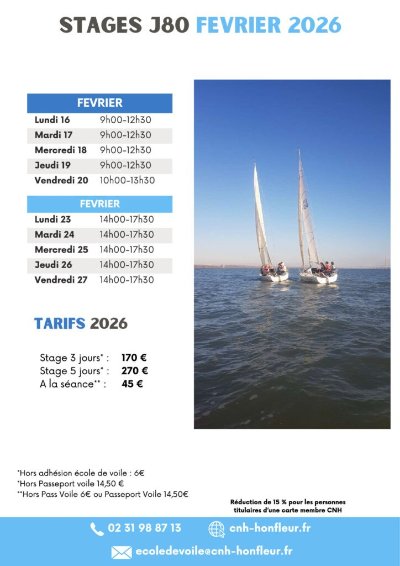 Stages voilier J80