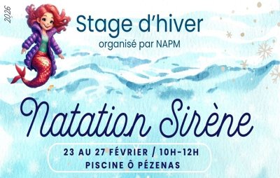 STAGE D'HIVER DE NATATION SIRÈNE