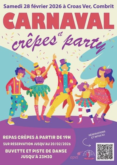 Soirée carnaval et crêpes party