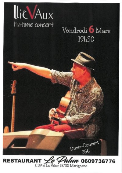 LiéVaux, "L'intime concert", au restaurant Le Palun