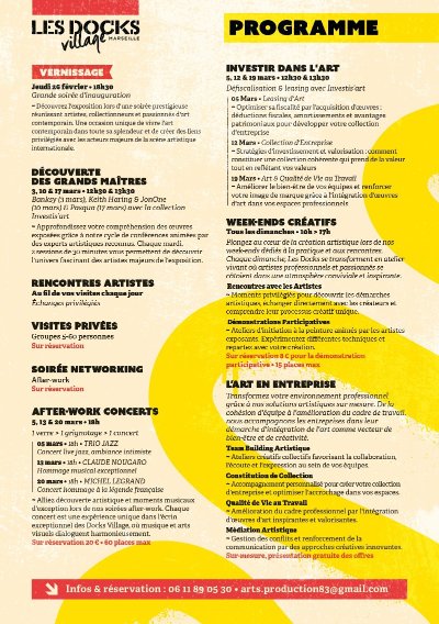 Les Escales Artistiques débartquent aux Docks Village