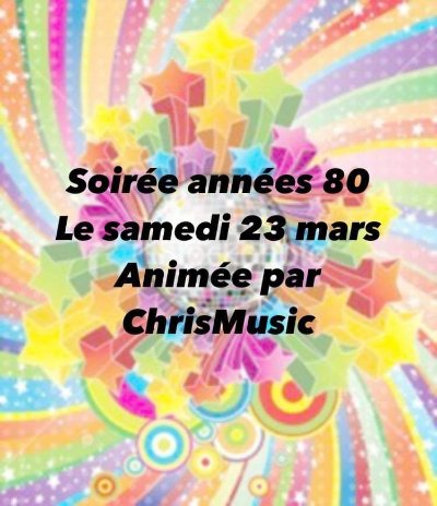 Soirée Année 80’