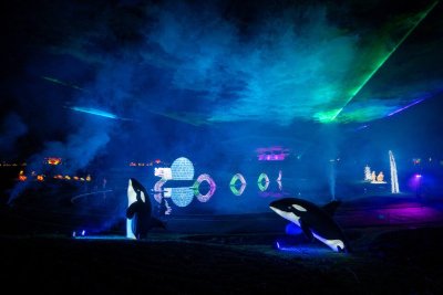 Odyssée lumineuse -Exposition dans les jardins du Conservatoire botanique