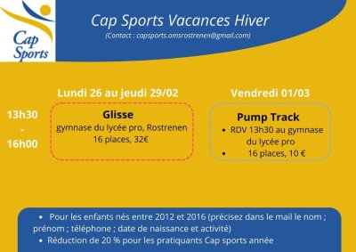 Cap Sports Vacances d'Hiver