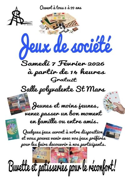 Rencontres mensuelles jeux