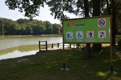 L'étang des Tuileries à Monnières