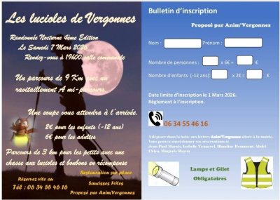 Les Lucioles de Vergonnes