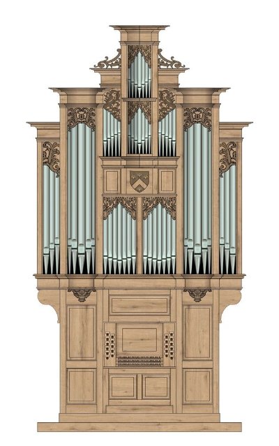 Orgue de l'église St Médard à Cheviré le Rouge