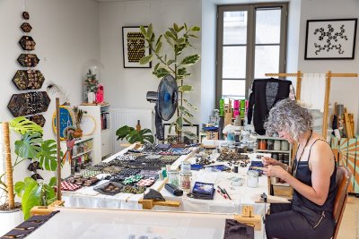 Atelier broderie spontanée - Art brut
